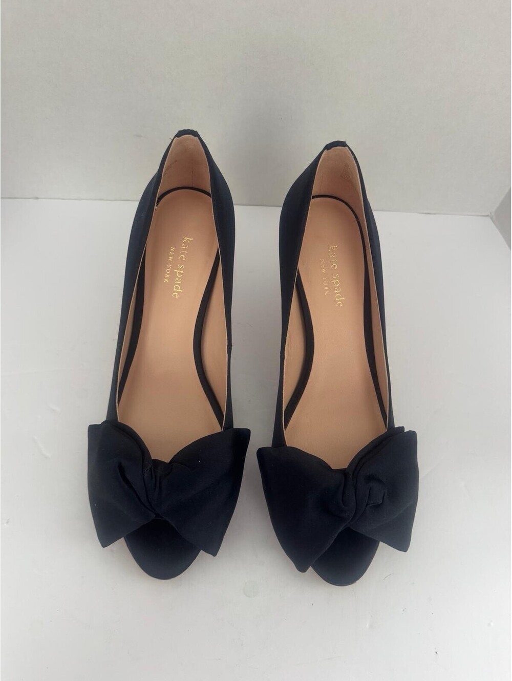 Kate Spade New York Crawford Peep‑Toe Bow Pumps